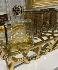 Worlds Away Byron Tray Gold 8 Worlds Away Byron Tray Gold