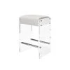 Worlds Away New Arrivals Indy Counter Stool White And Nickel