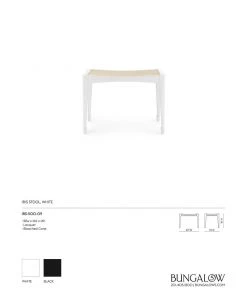 Bungalow 5 Iris Stool White 12 Bungalow 5 Iris Stool White
