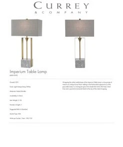 Currey And Company New Arrivals Imperium Table Lamp 13 Currey And Company New Arrivals Imperium Table Lamp