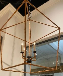 Currey And Company Denison Rattan Lantern New Arrivals