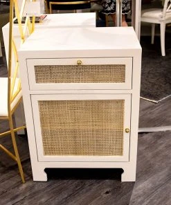 Worlds Away Ruth Cabinet White Lacquer New Arrivals