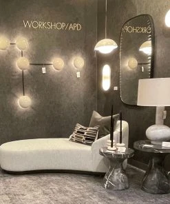 Arteriors Home Turner Chaise Muslin Grey Ash