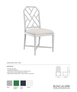 Bungalow 5 New Arrivals Jardin Side Chair White 12 Bungalow 5 New Arrivals Jardin Side Chair White