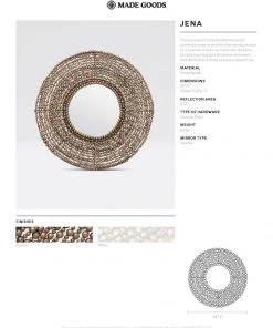 Made Goods Jena Wall Mirror Bronze New Arrivals 9 Made Goods Jena Wall Mirror Bronze New Arrivals