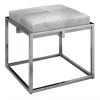 Jamie Young Shelby Stool Grey Hide 2 Jamie Young Shelby Stool Grey Hide