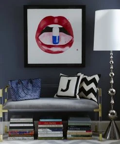 Jonathan Adler Harlequin Floor Lamp Polished Nickel