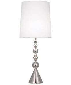 Jonathan Adler New Arrivals Harlequin Table Lamp Polished Nickel