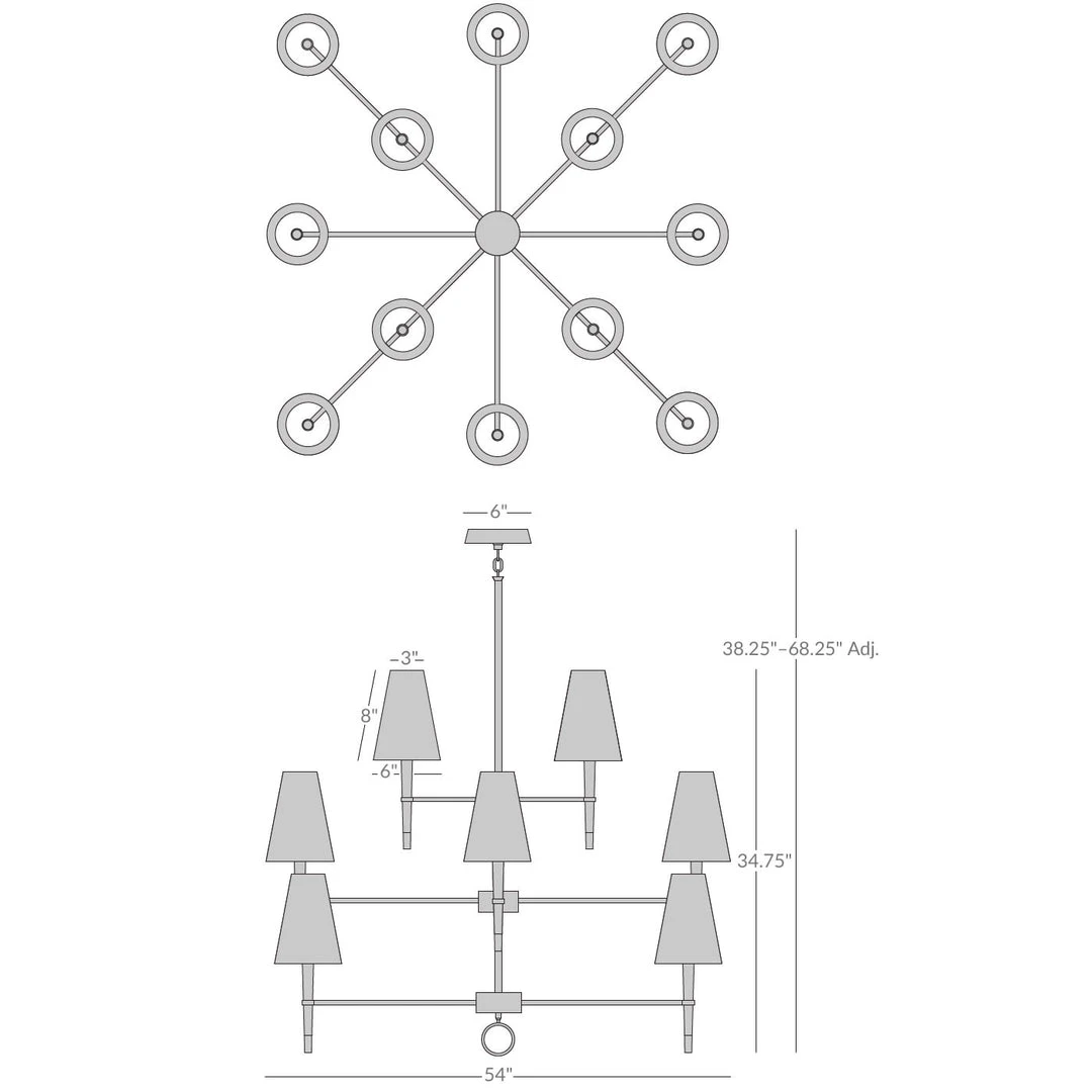 Jonathan Adler Ventana Three Tier Chandelier Nickel And Ebony New Arrivals 4 Jonathan Adler Ventana Three Tier Chandelier Nickel And Ebony New Arrivals