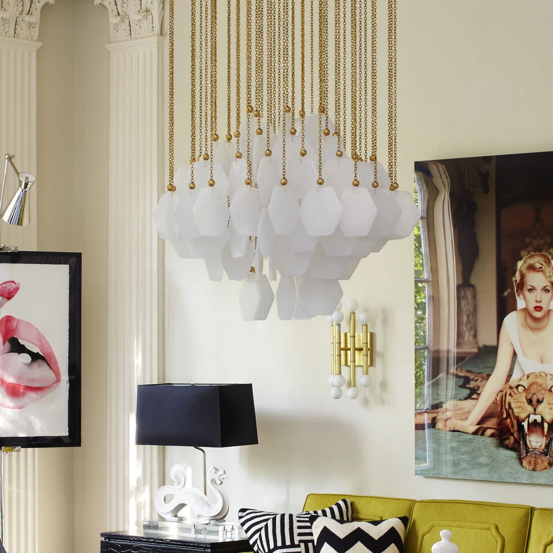 Jonathan Adler Vienna Large Chandelier Brass New Arrivals 4 Jonathan Adler Vienna Large Chandelier Brass New Arrivals