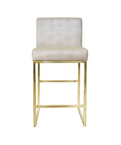 Worlds Away New Arrivals Kingston Beige Counter Stool Brass 5 Worlds Away New Arrivals Kingston Beige Counter Stool Brass
