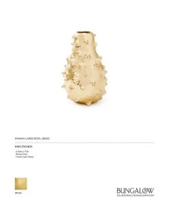 Bungalow 5 Kiwano Vase Brass 11 Bungalow 5 Kiwano Vase Brass