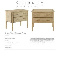 Currey And Company Kaipo Two Drawer Chest 12 Currey And Company Kaipo Two Drawer Chest