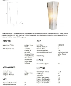 Arteriors Home Karina Sconce New Arrivals 5 Arteriors Home Karina Sconce New Arrivals