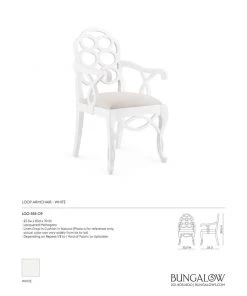 Bungalow 5 New Arrivals Loop Armchair White 12 Bungalow 5 New Arrivals Loop Armchair White