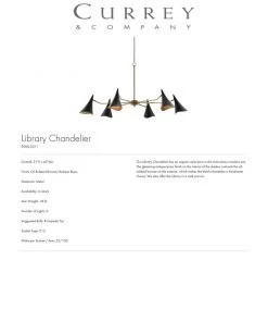 Currey And Company New Arrivals Library Chandelier 7 Currey And Company New Arrivals Library Chandelier