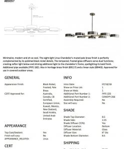 Arteriors Home Linus Starburst Chandelier Pale Brass 14 Arteriors Home Linus Starburst Chandelier Pale Brass