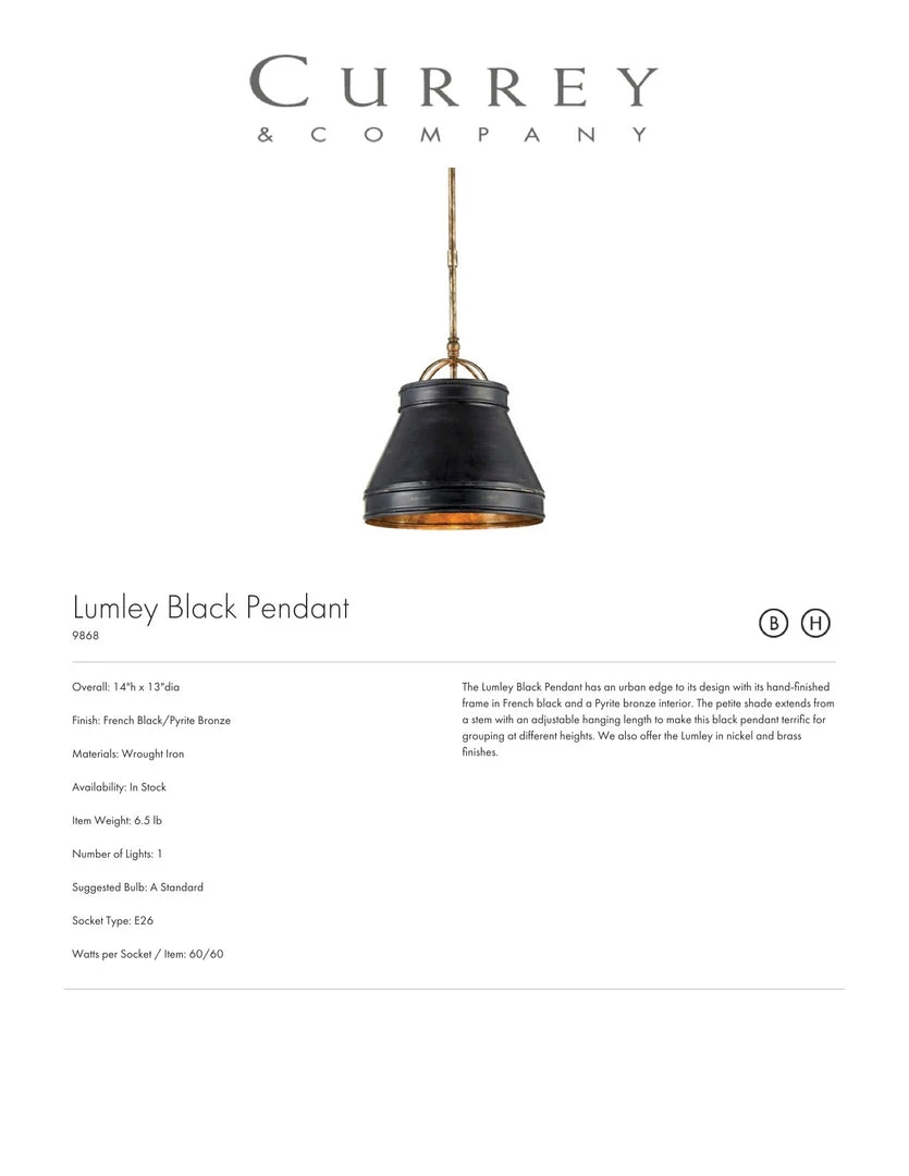Currey And Company New Arrivals Lumley Black Pendant 4 Currey And Company New Arrivals Lumley Black Pendant