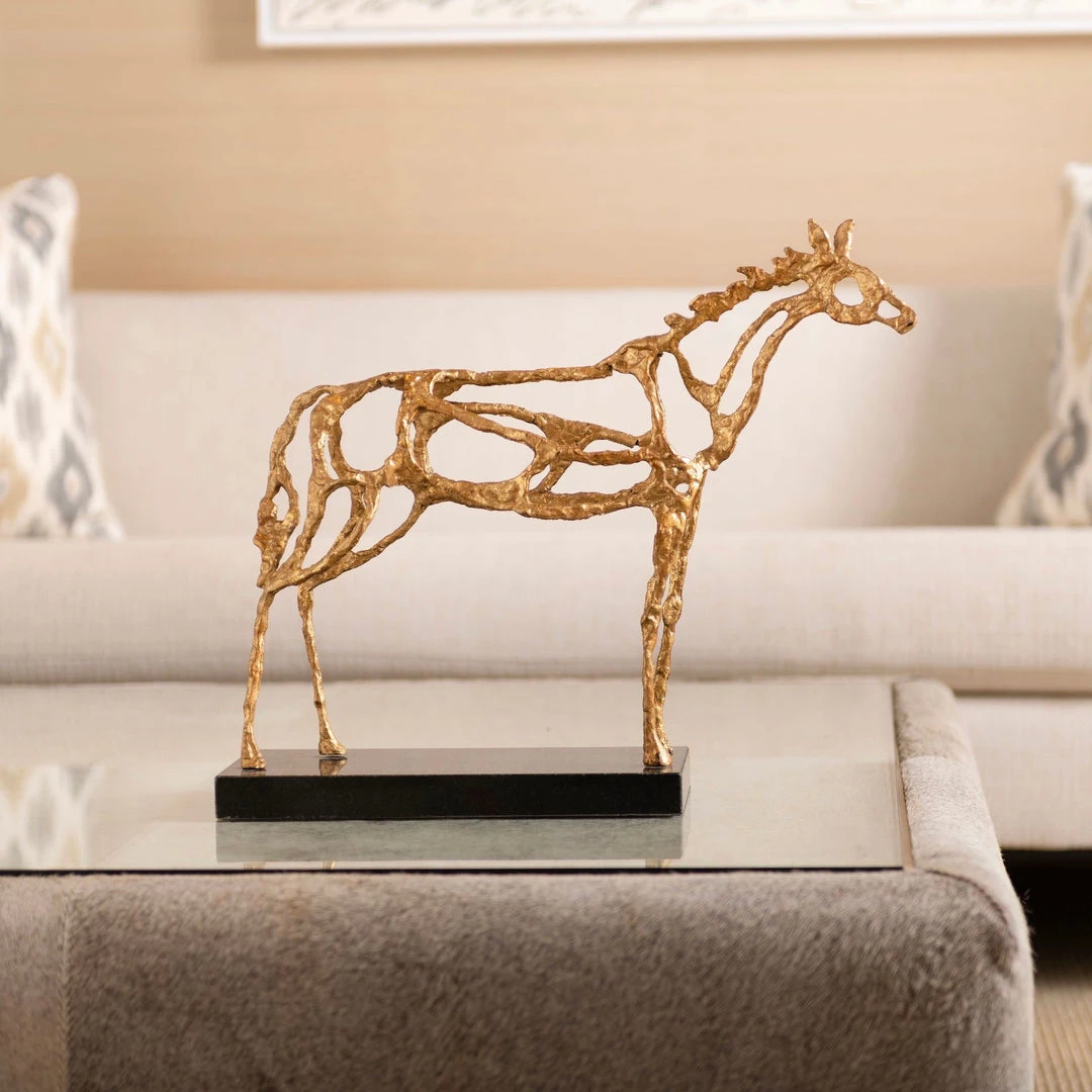 Bungalow 5 Arabian Horse Statue Gold 5 Bungalow 5 Arabian Horse Statue Gold