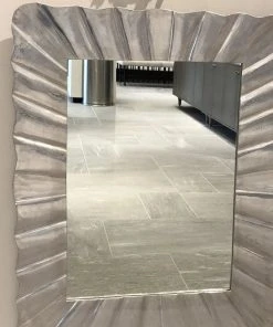 Made Goods New Arrivals Lara Rectangle Mirror Antique Silver