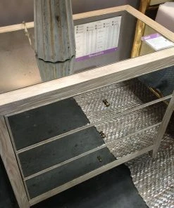 Made Goods Mia Double Nightstand White Cerused Oak New Arrivals