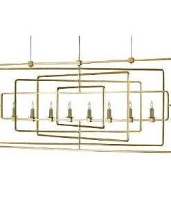Currey And Company Metro Rectangular Chandelier New Arrivals