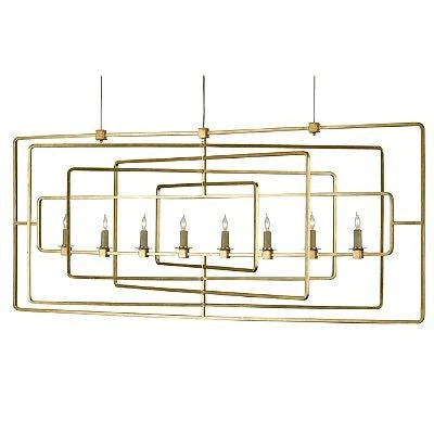 Currey And Company Metro Rectangular Chandelier New Arrivals Currey And Company Metro Rectangular Chandelier New Arrivals
