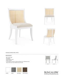 Bungalow 5 Monaco Armchair White New Arrivals 14 Bungalow 5 Monaco Armchair White New Arrivals