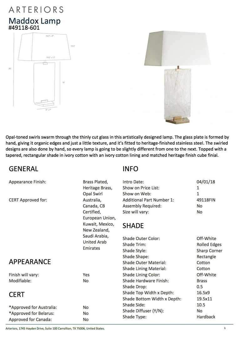 Arteriors Home Maddox Lamp New Arrivals 7 Arteriors Home Maddox Lamp New Arrivals