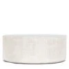 Made Goods New Arrivals Cara Oval Coffee Table Snow Faux Shagreen