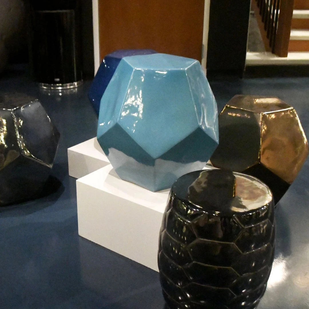 Made Goods Cole Stool Turquoise Made Goods Cole Stool Turquoise