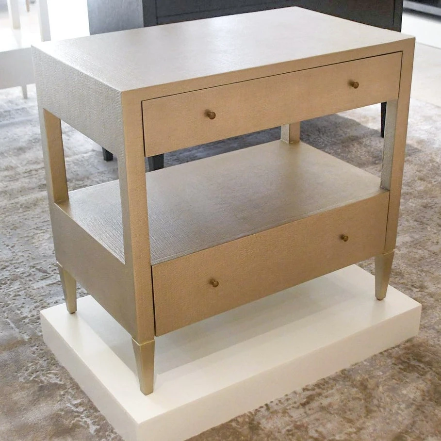 Made Goods Conrad Double Nightstand Champagne Faux Raffia 4 Made Goods Conrad Double Nightstand Champagne Faux Raffia