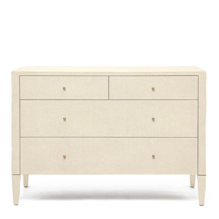 Made Goods Conrad 48" Dresser Off White Faux Raffia 3 Made Goods Conrad 48" Dresser Off White Faux Raffia