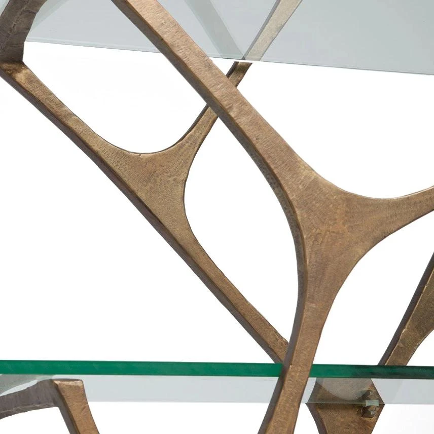 Made Goods Gerald Bookcase Aged Brass 6 Made Goods Gerald Bookcase Aged Brass