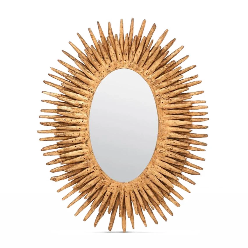 Made Goods New Arrivals Donatella Oval Mirror Gold 3 Made Goods New Arrivals Donatella Oval Mirror Gold