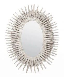 Made Goods Donatella Oval Mirror Silver New Arrivals