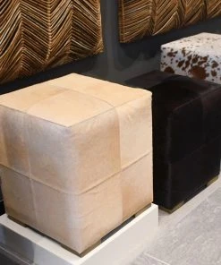 Made Goods Essex Stool Beige Hair On Hide Leather 9 Made Goods Essex Stool Beige Hair On Hide Leather