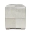 Made Goods Essex Stool Gray Hair On Hide Leather New Arrivals