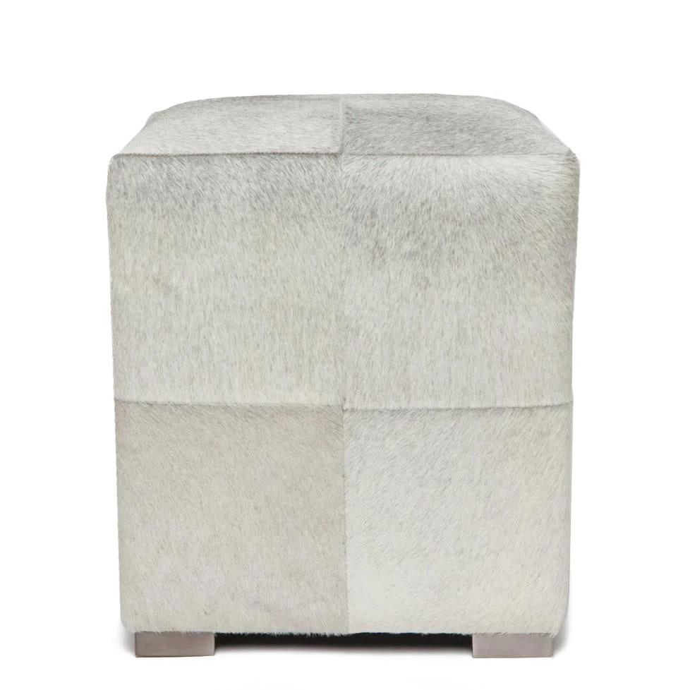 Made Goods Essex Stool Gray Hair On Hide Leather New Arrivals 3 Made Goods Essex Stool Gray Hair On Hide Leather New Arrivals