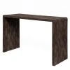 Made Goods New Arrivals Harlow 48" Console Dark Mushroom Faux Shagreen