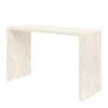 Made Goods Harlow 48" Console Ivory Faux Shagreen 1 Made Goods Harlow 48" Console Ivory Faux Shagreen