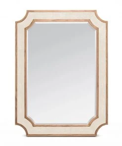 Made Goods James Mirror Ivory Faux Shagreen New Arrivals