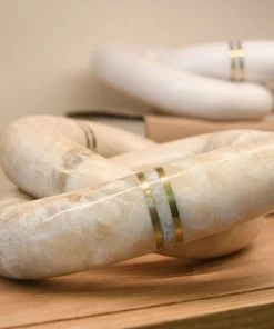 Made Goods Kelton Sculpture White Stone New Arrivals