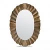 Made Goods New Arrivals Lara Oval Mirror Warm Golden Tin