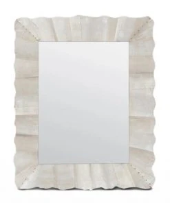 Made Goods New Arrivals Lara Rectangle Mirror Antique Silver