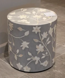 Made Goods Lola Drum Stool Gray New Arrivals