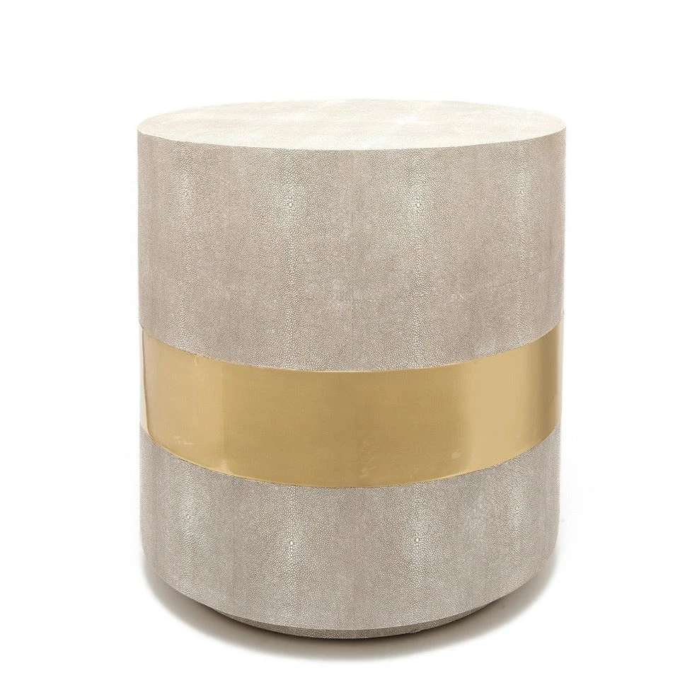 Made Goods New Arrivals Maxine Side Table Brass And Sand Faux Shagreen 3 Made Goods New Arrivals Maxine Side Table Brass And Sand Faux Shagreen