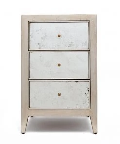 Made Goods Mia Single Nightstand Palladian Silver Oak New Arrivals