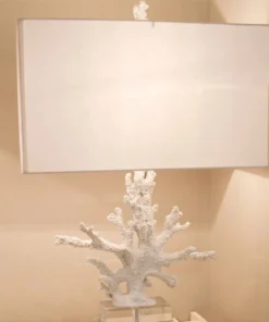 Made Goods New Arrivals Naia Table Lamp White Faux Coral