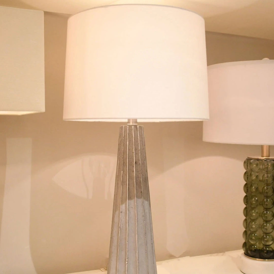 Made Goods Nova Table Lamp Gray Cement And Silver Leaf New Arrivals 5 Made Goods Nova Table Lamp Gray Cement And Silver Leaf New Arrivals